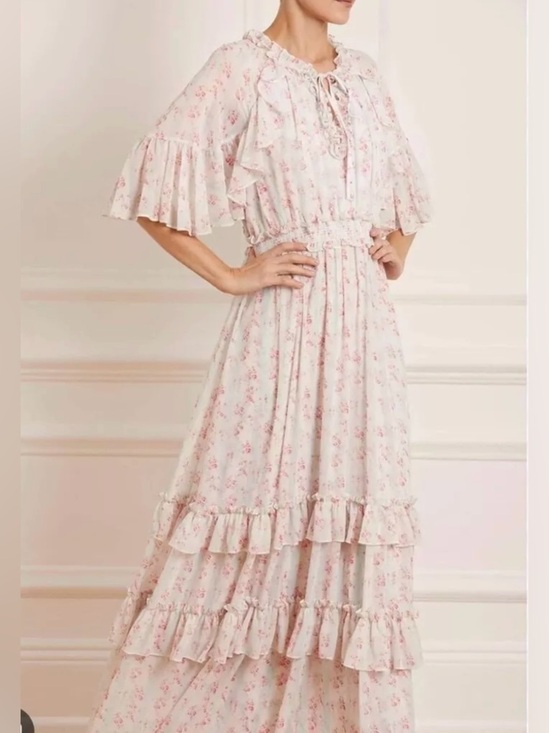 Needle & Thread Dresses & Skirts - Needle & Thread Molly Blossom Maxi Dress Size 6 Floral Cottagecore Flowy